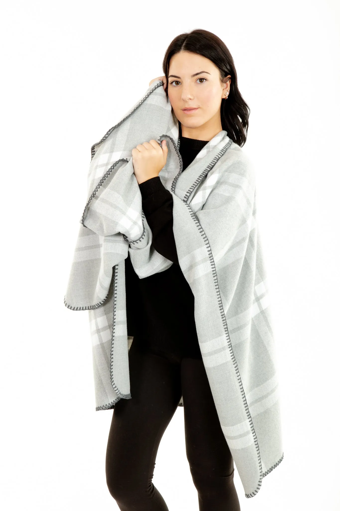 Lucille - Poncho Scarf sold by Just Cozy product image thumbnail 4