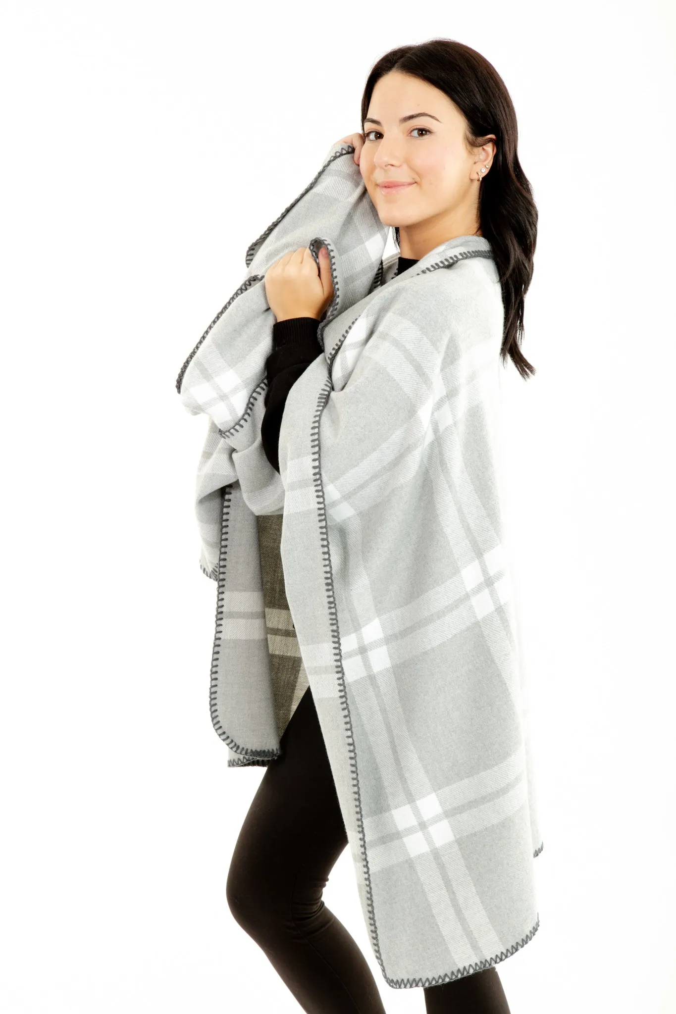 Lucille - Poncho Scarf sold by Just Cozy product image thumbnail 3