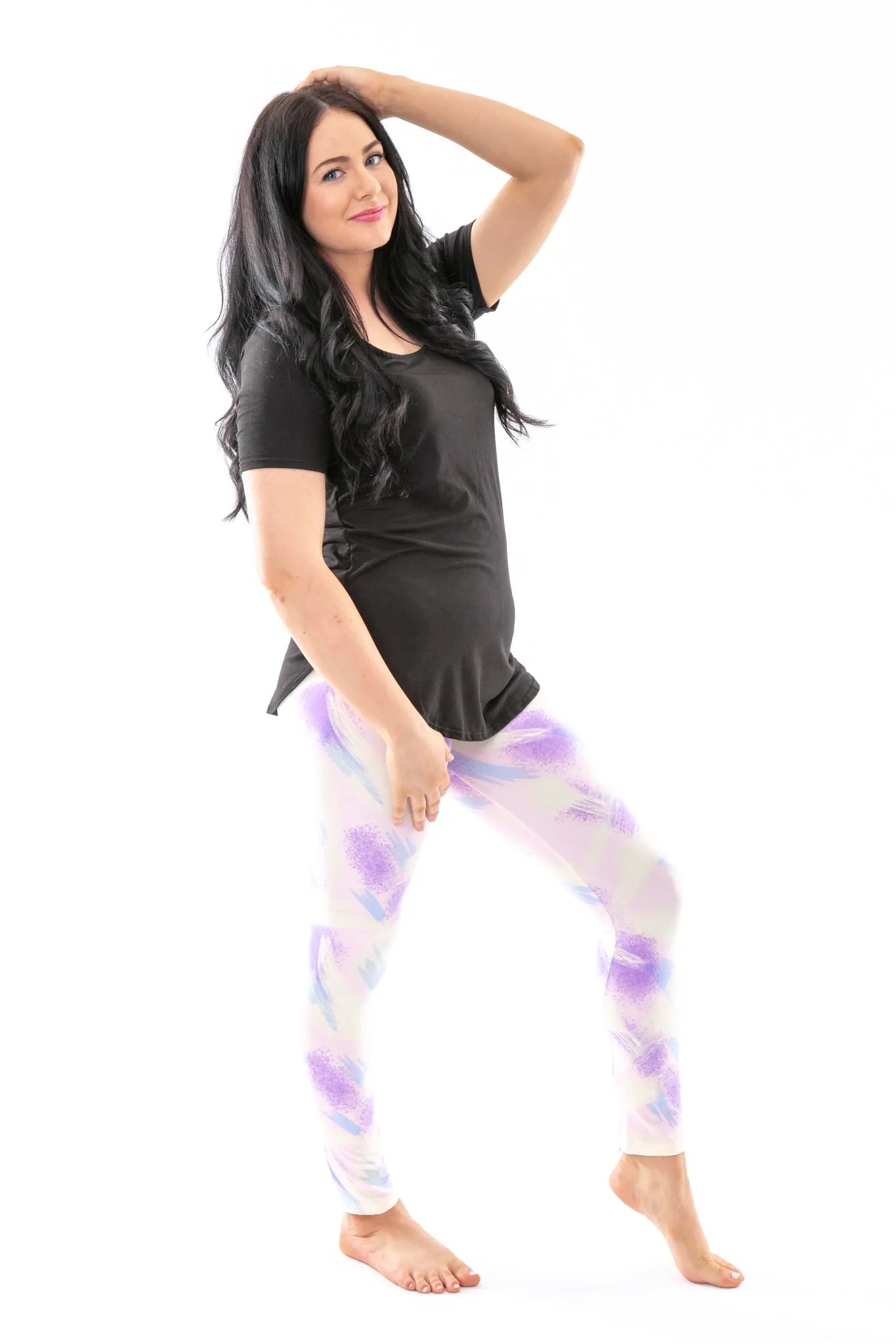Lovely Strokes - All Season Leggings sold by Just Cozy product image thumbnail 2