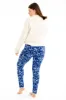White in Blue Garden - Cozy Lined sold by Just Cozy