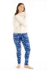 White in Blue Garden - Cozy Lined sold by Just Cozy