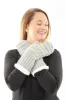 Grey - Cozy Lined Mittens sold by Just Cozy