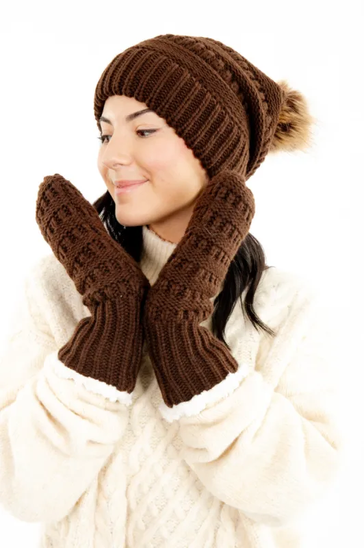 Brown - Just Cozy Set sold by Just Cozy