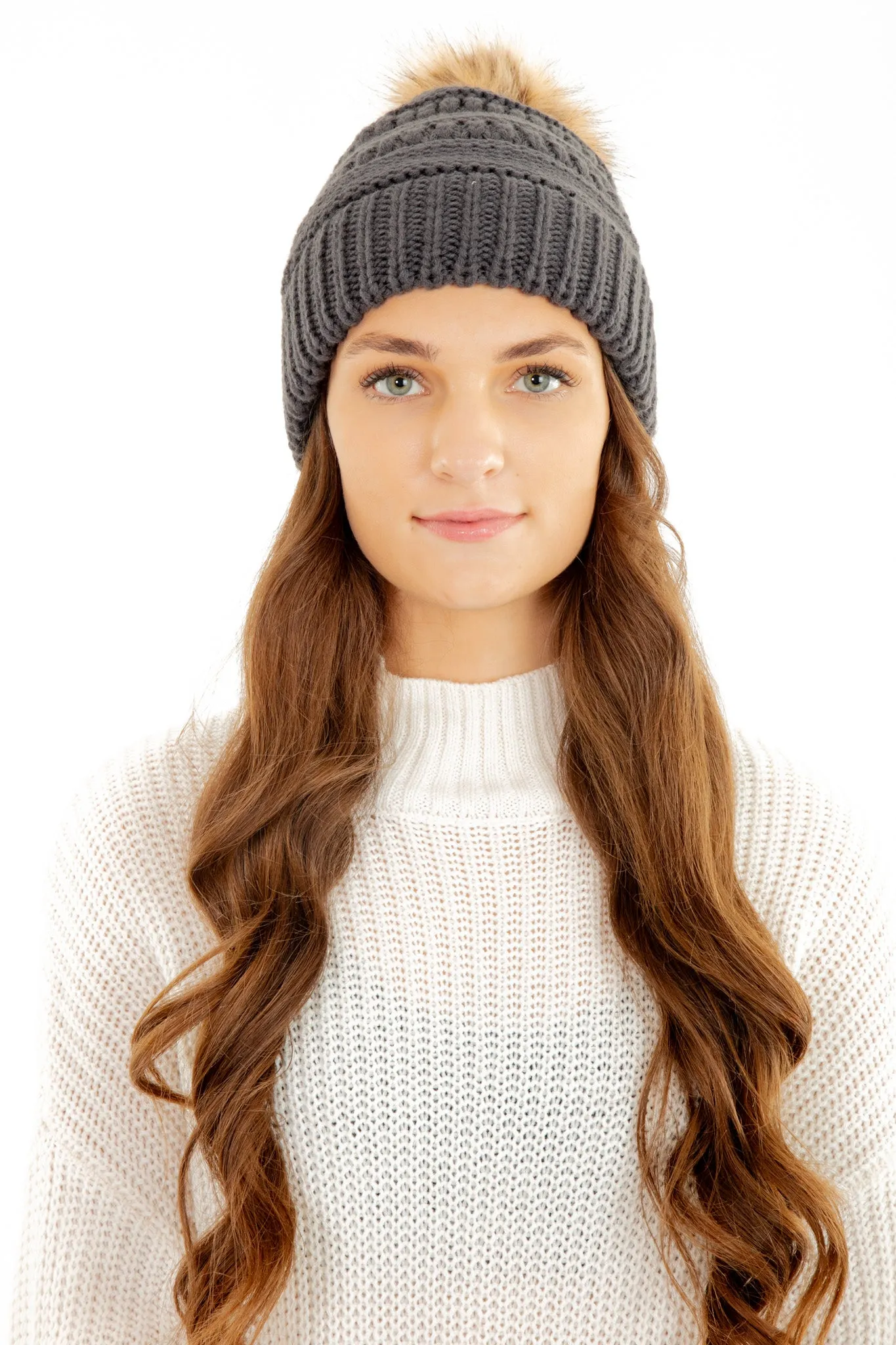 Dark Gray - Cozy Slouchy Beanie sold by Just Cozy product image thumbnail 2