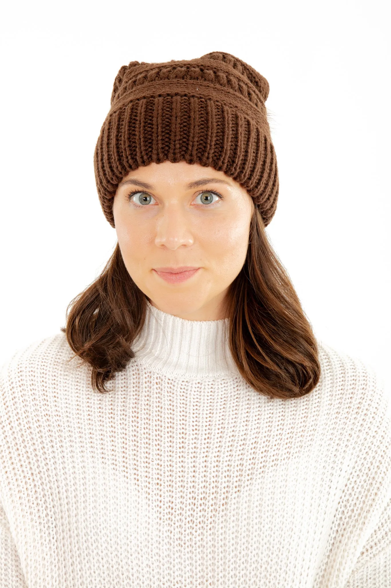 Brown - Cozy Slouchy Beanie sold by Just Cozy product image thumbnail 2