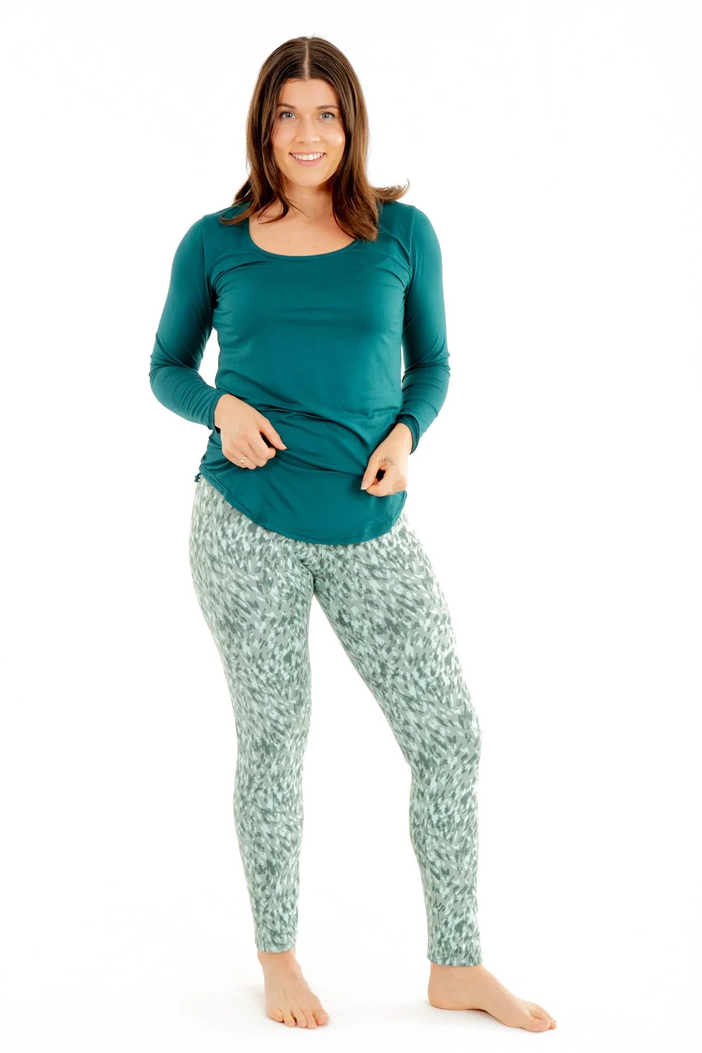 Green Art - Cozy Lined Leggings sold by Just Cozy product image thumbnail 4