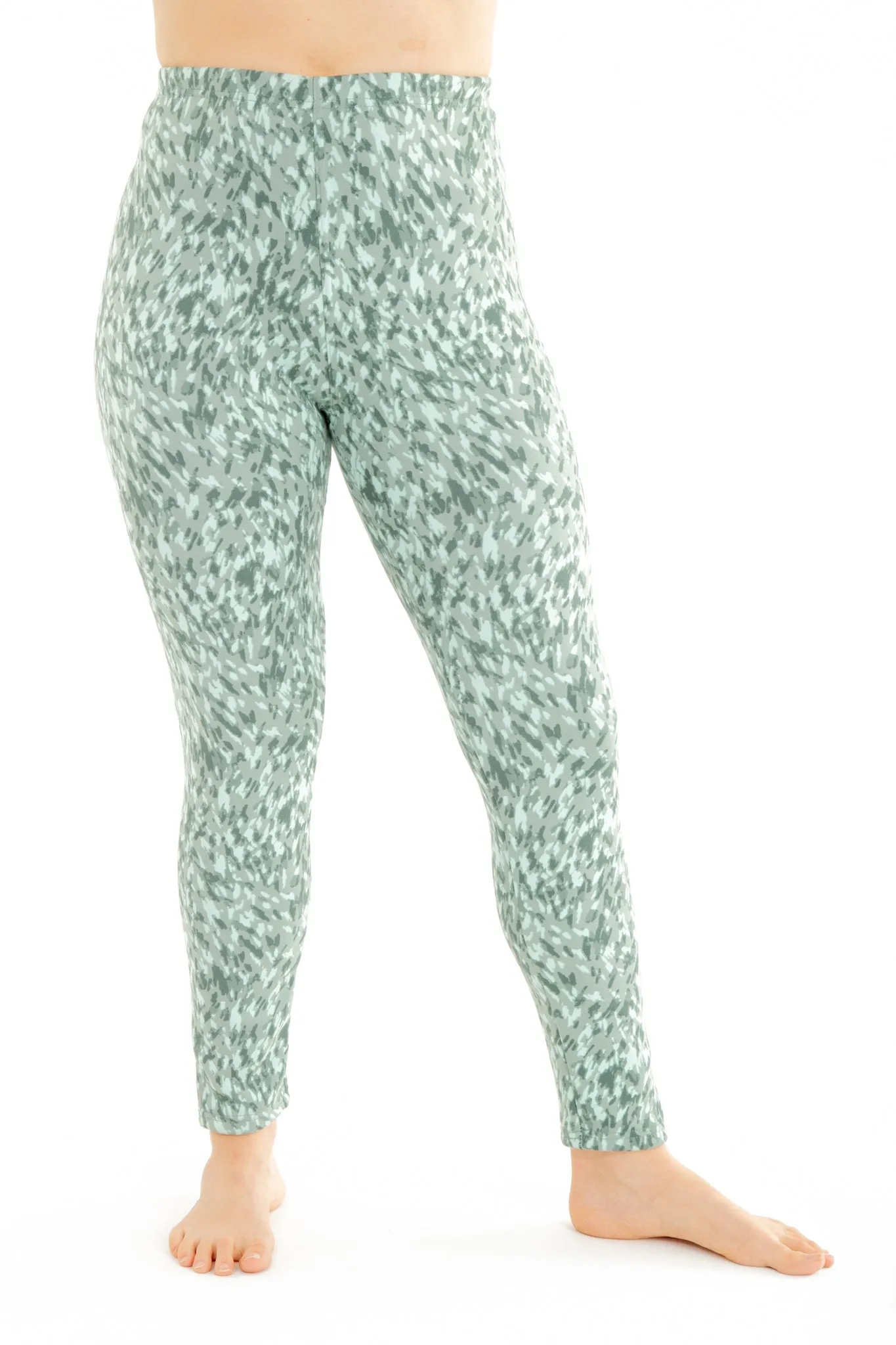 Green Art - Cozy Lined Leggings sold by Just Cozy