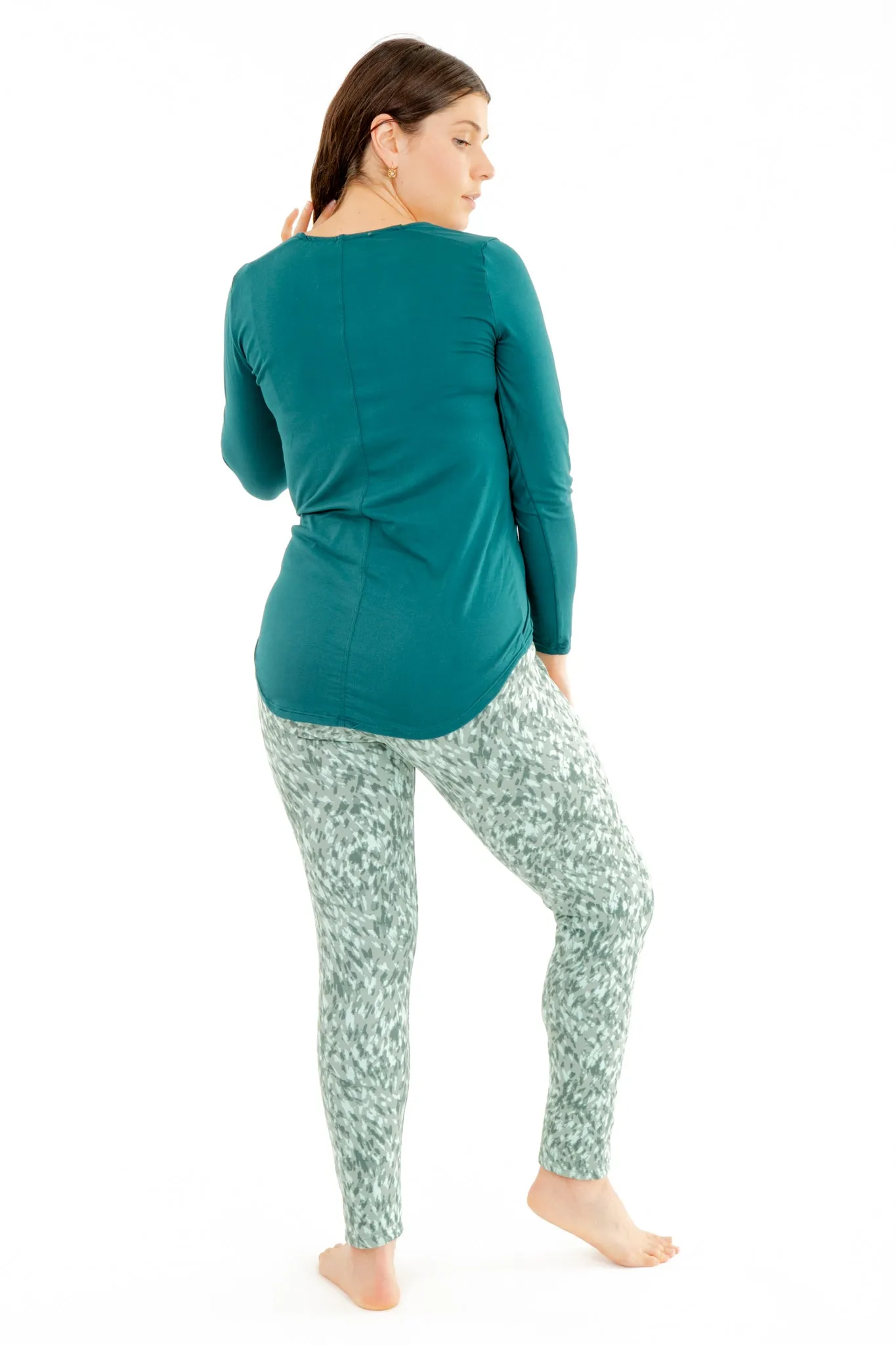 Green Art - Cozy Lined Leggings sold by Just Cozy product image thumbnail 5
