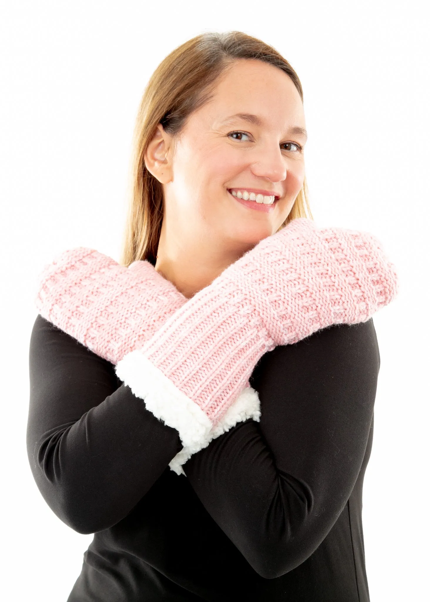Pink - Cozy Lined Mittens sold by Just Cozy product image thumbnail 5
