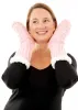 Pink - Cozy Lined Mittens sold by Just Cozy