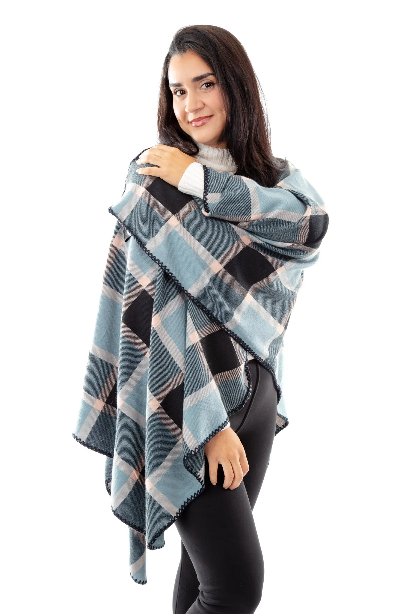 Idalee - Poncho Scarf sold by Just Cozy product image thumbnail 2