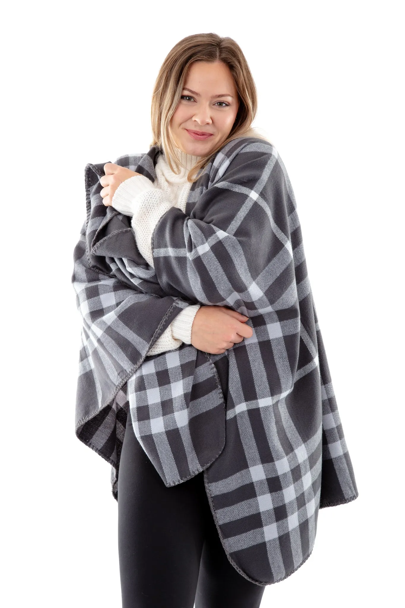 Dacey - Poncho Scarf sold by Just Cozy