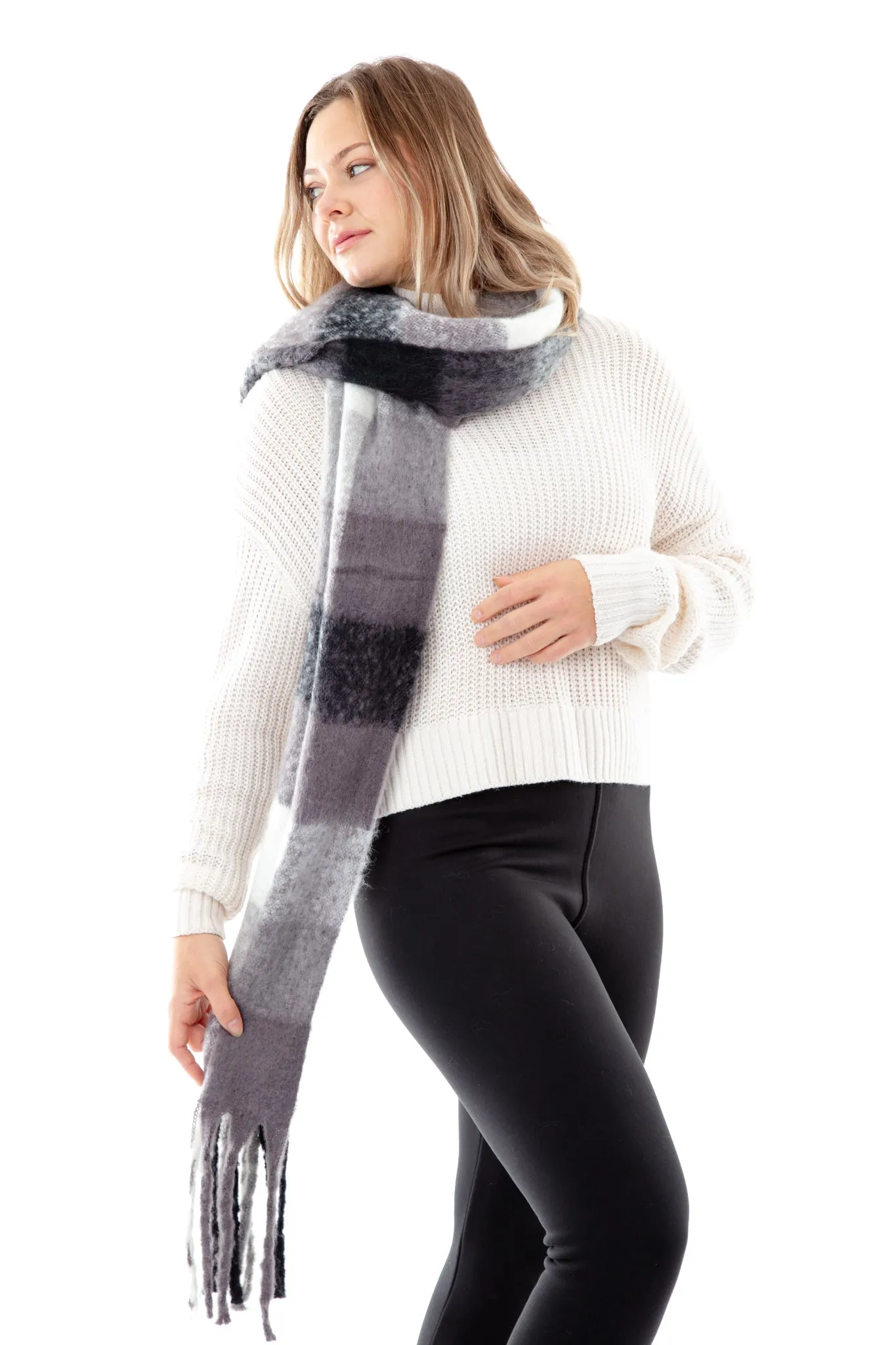 Elsie - Bouclé Scarf sold by Just Cozy product image thumbnail 3