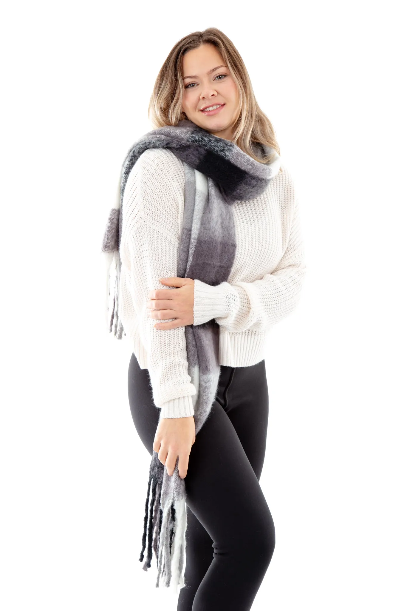 Elsie - Bouclé Scarf sold by Just Cozy product image thumbnail 2