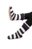 Purple & White - Cozy Slipper Socks sold by Just Cozy