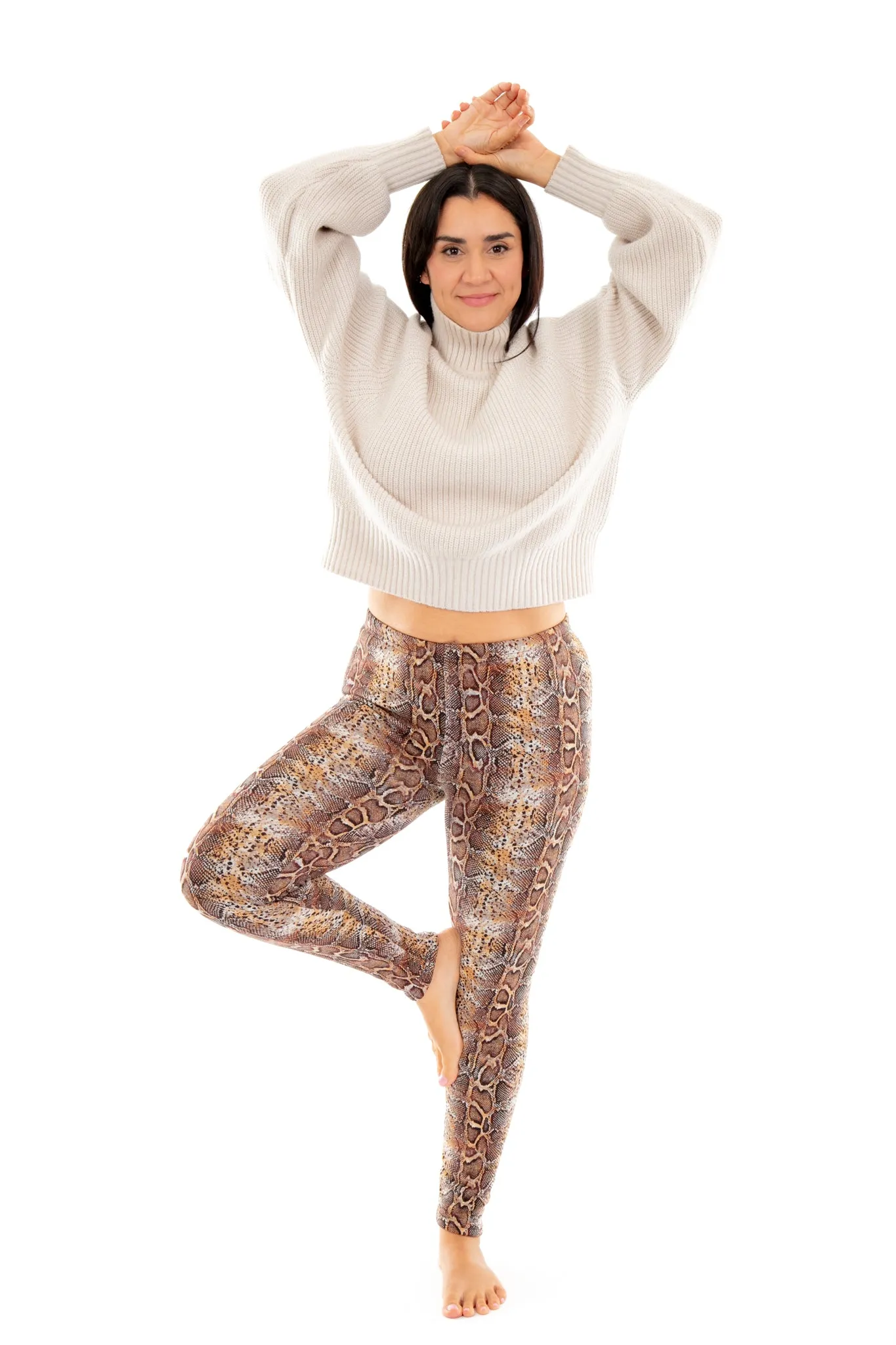 Shiny Snake - Cozy Lined Leggings sold by Just Cozy product image thumbnail 2