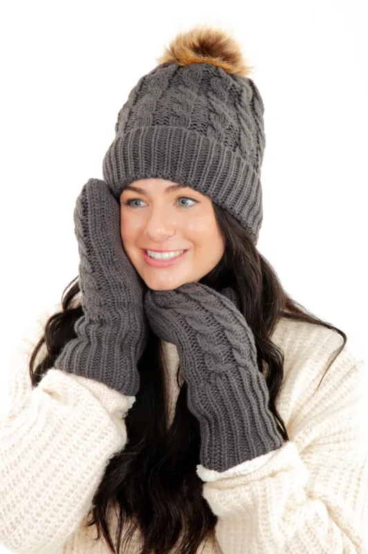 Stormy Gray Just Cozy Set sold by Just Cozy