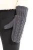 Dark Gray - Cozy Lined Mittens sold by Just Cozy