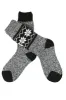 Black & Grey Marbled - Thermal Socks sold by Just Cozy