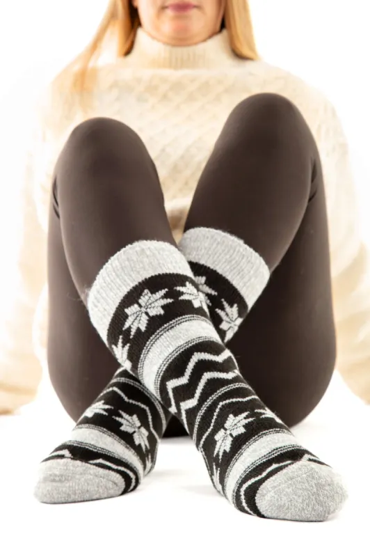 Black & Grey - Thermal Socks sold by Just Cozy