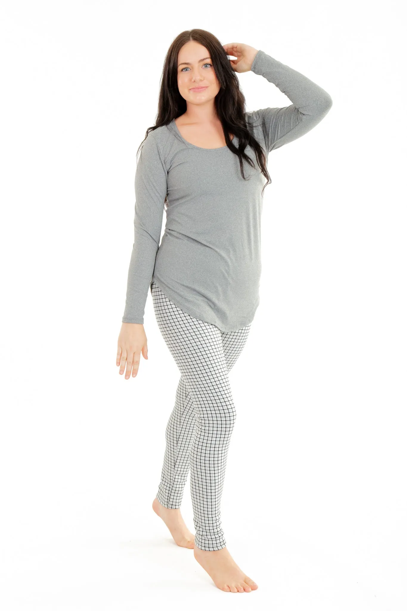 Royal Plaid - Cozy Lined Leggings sold by Just Cozy product image thumbnail 4