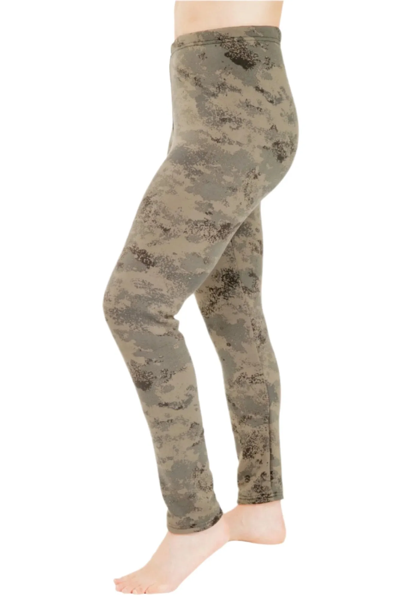 Green Nebula - Cozy Lined Leggings sold by Just Cozy