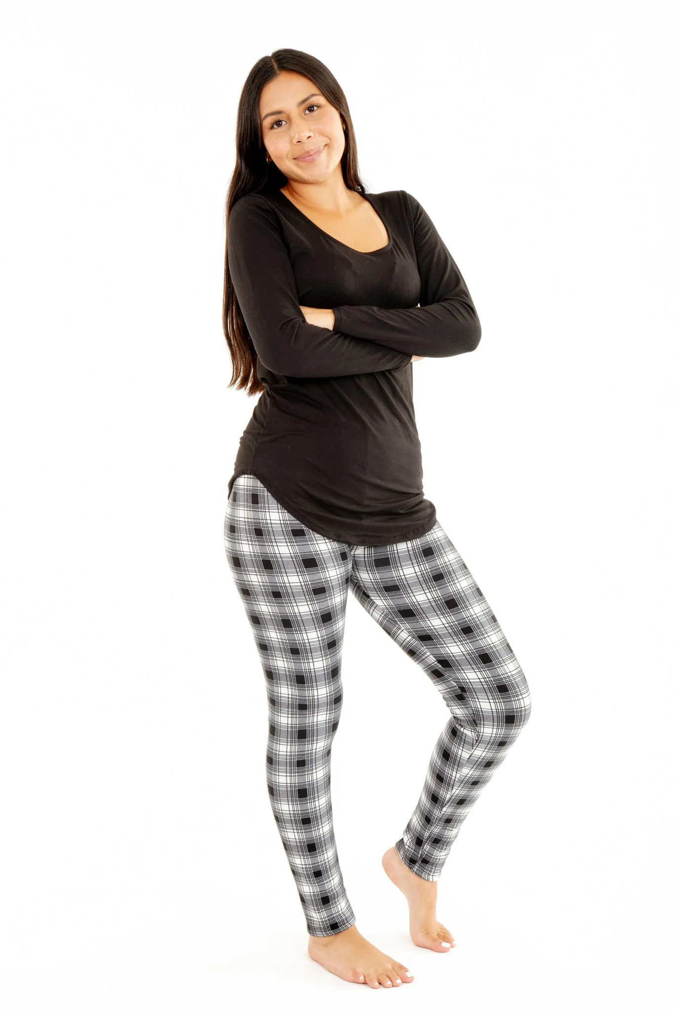 Plaid Fantasy - Cozy Lined Leggings sold by Just Cozy product image thumbnail 4