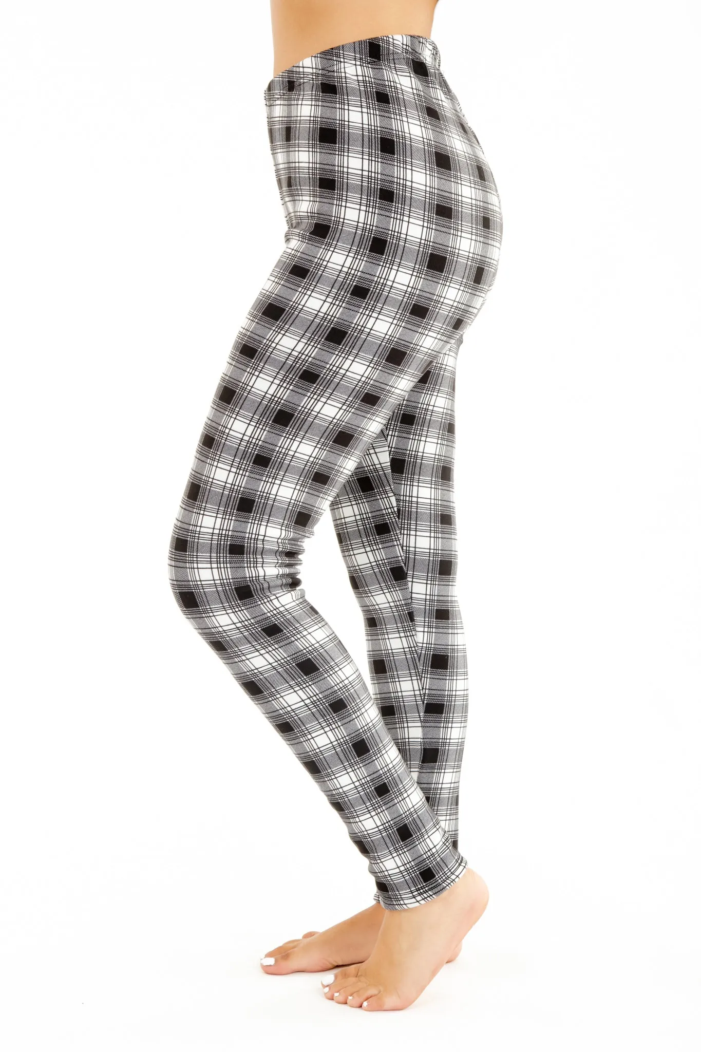 Plaid Fantasy - Cozy Lined Leggings sold by Just Cozy