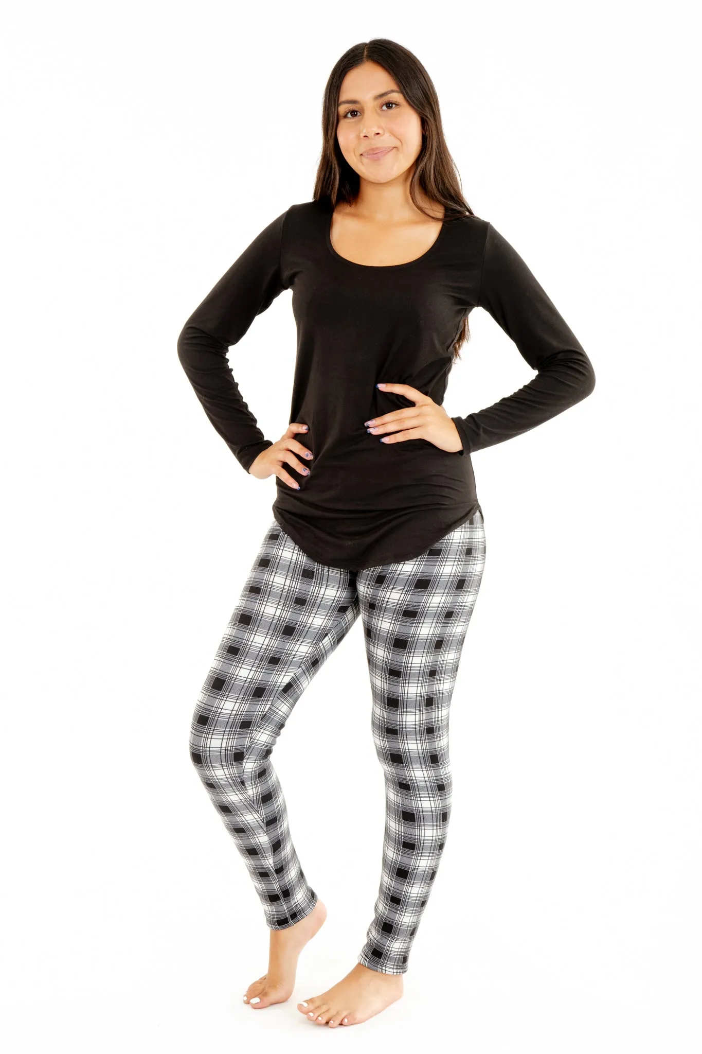 Plaid Fantasy - Cozy Lined Leggings sold by Just Cozy product image thumbnail 2