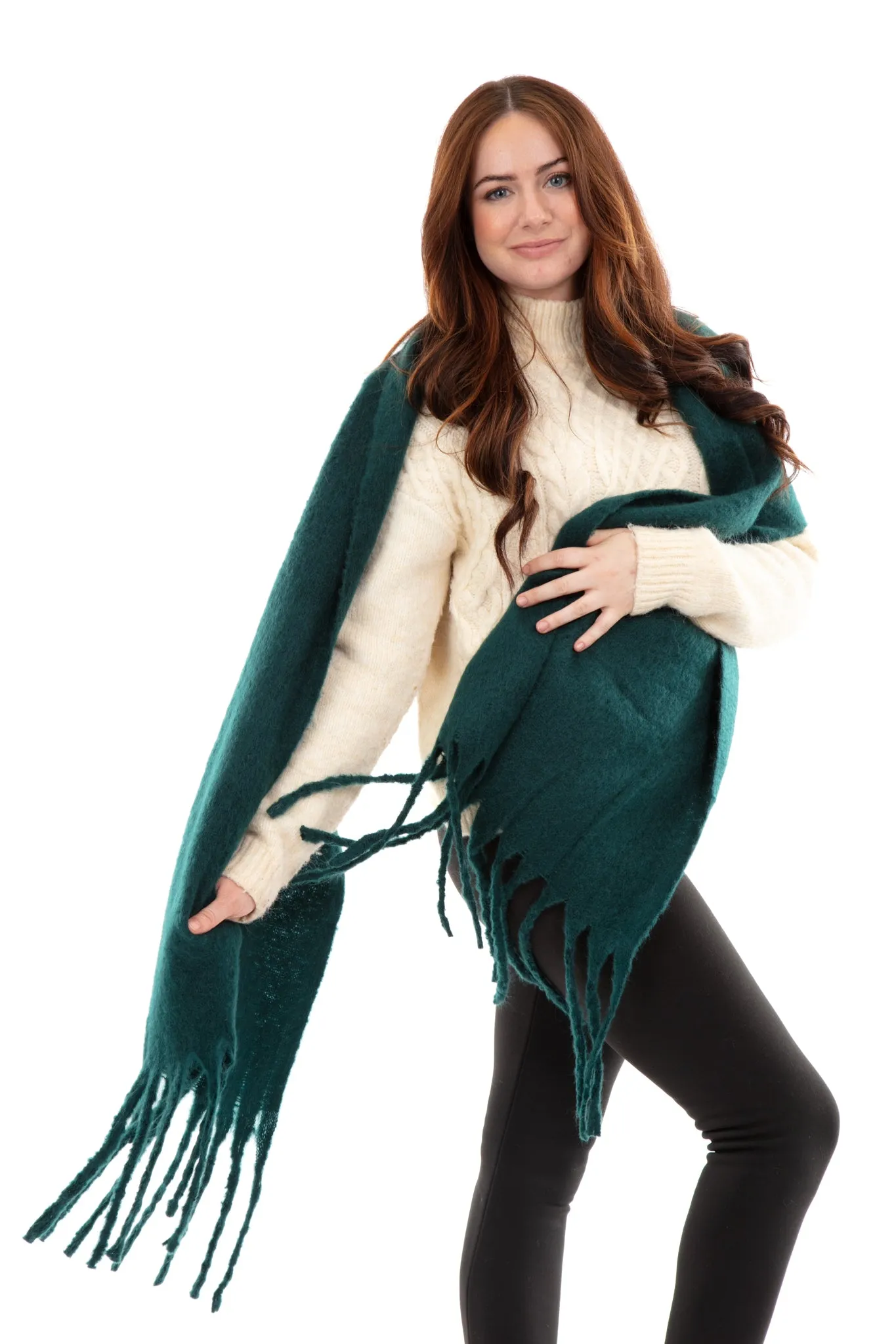 Jaclyn - Bouclé Scarf sold by Just Cozy product image thumbnail 4