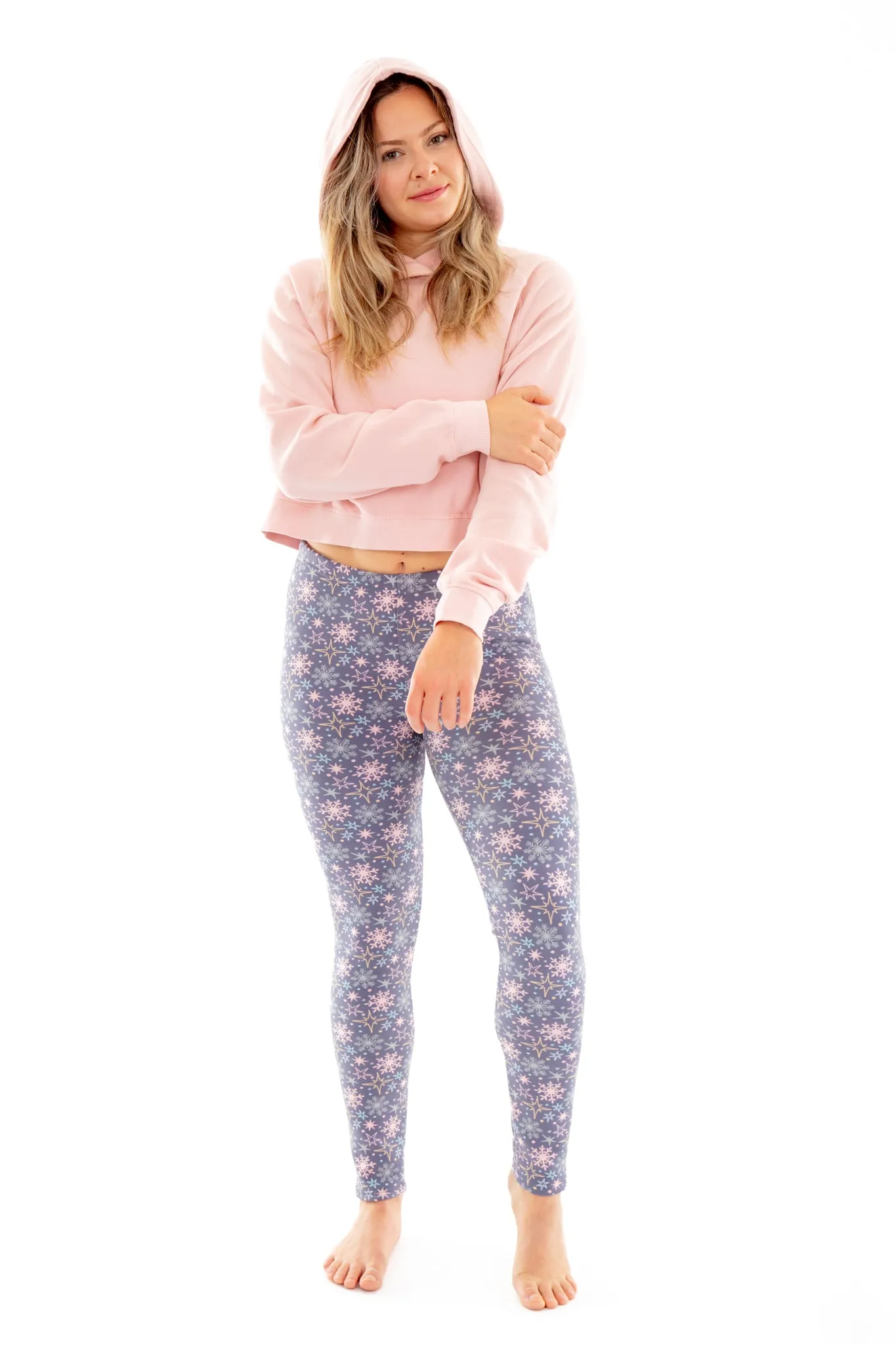 Joy Flakes - Cozy Lined Leggings sold by Just Cozy product image thumbnail 2