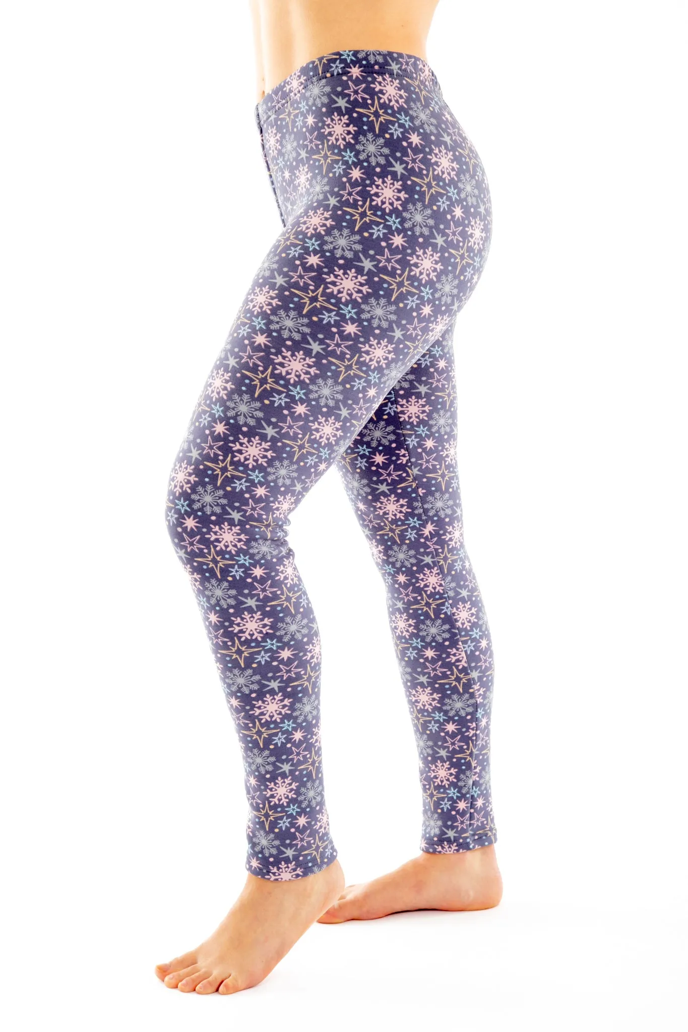 Joy Flakes - Cozy Lined Leggings sold by Just Cozy