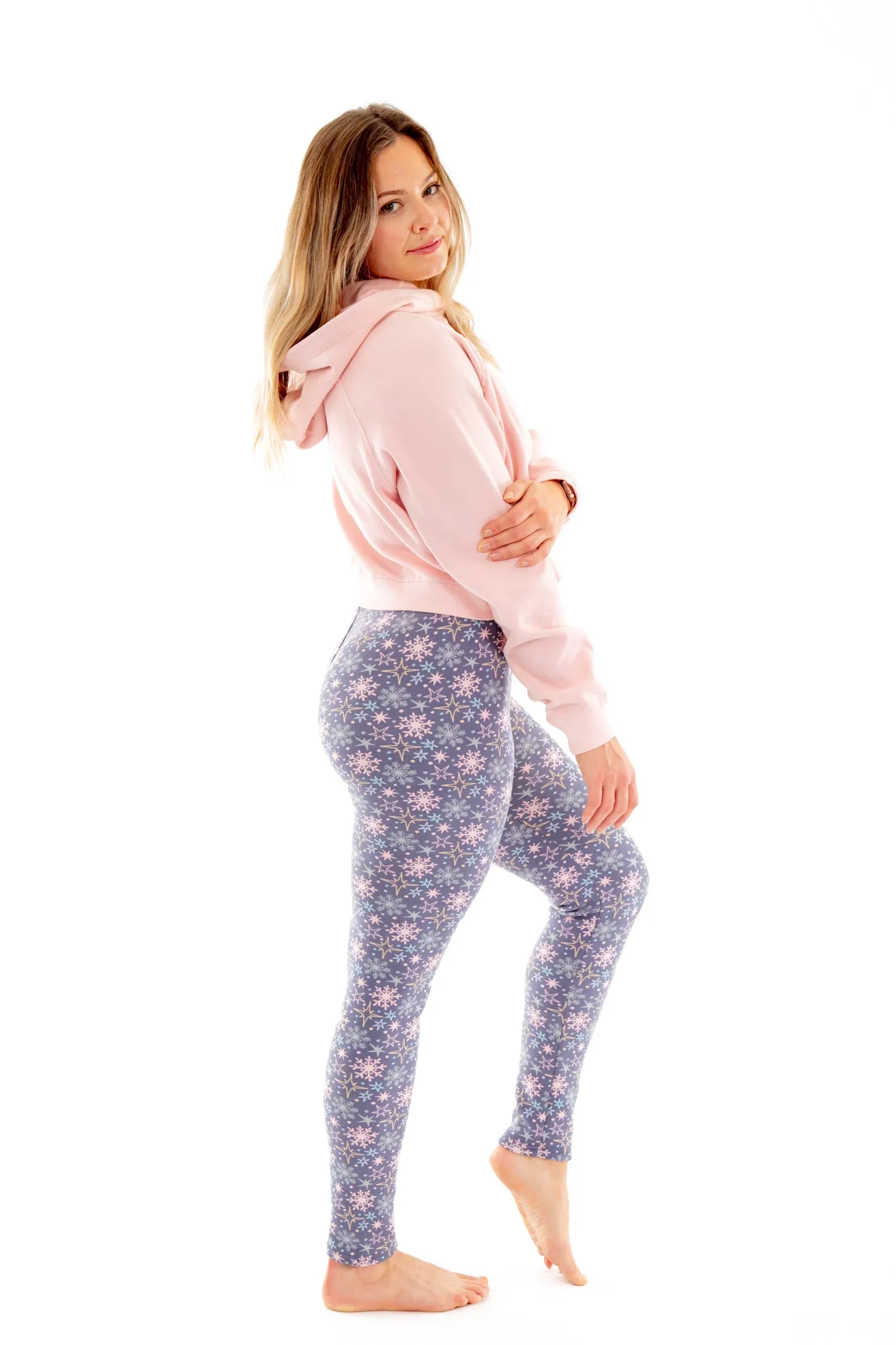 Joy Flakes - Cozy Lined Leggings sold by Just Cozy product image thumbnail 4