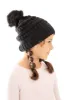 Black - Kid's Cozy Slouchy Beanie sold by Just Cozy