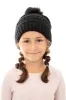 Black - Kid's Cozy Slouchy Beanie sold by Just Cozy