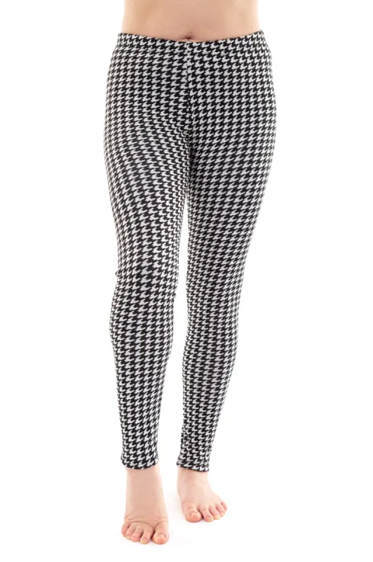 Houndstooth - Cozy Lined Leggings sold by Just Cozy