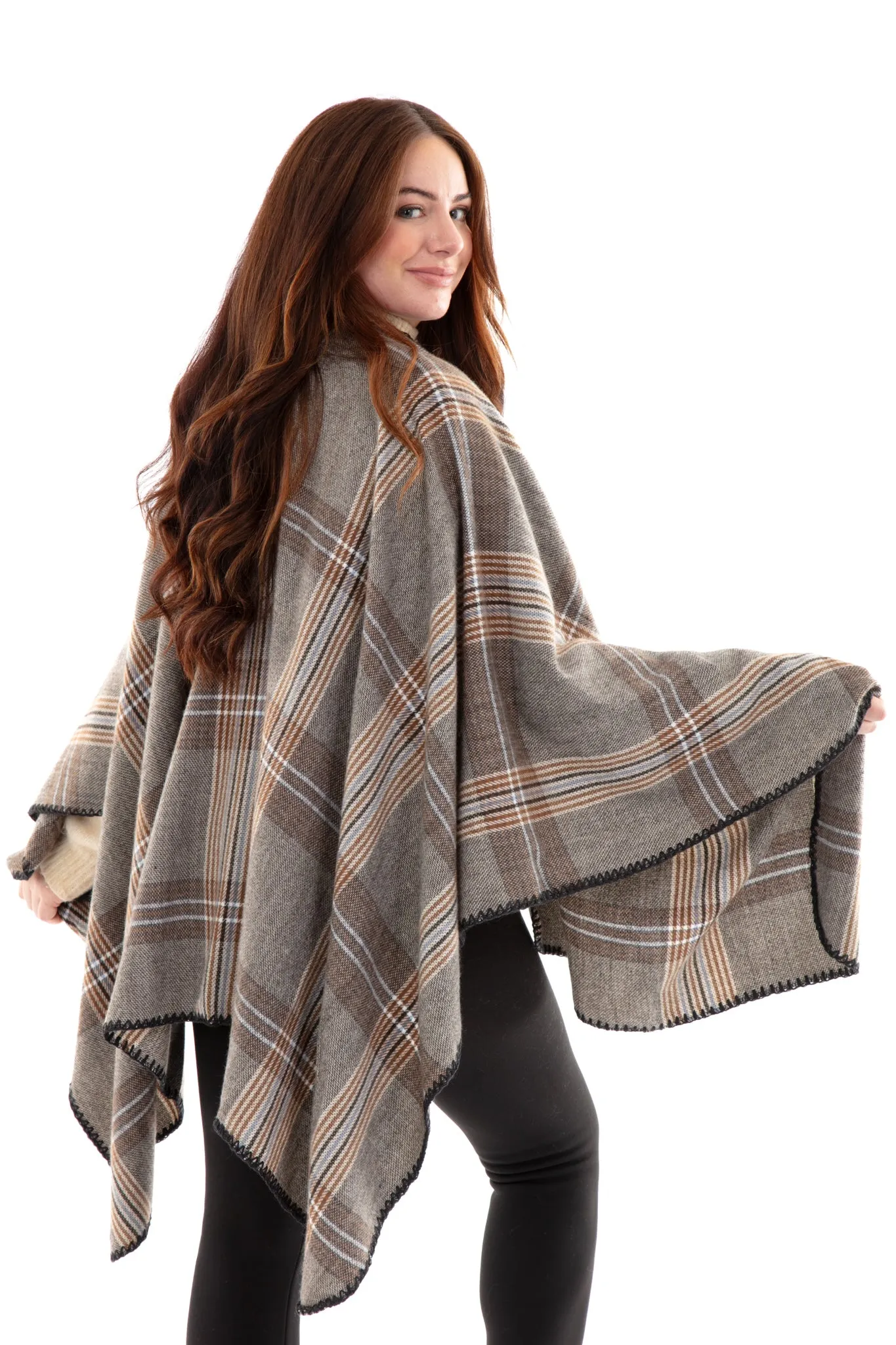 Monique - Poncho Scarf sold by Just Cozy product image thumbnail 2