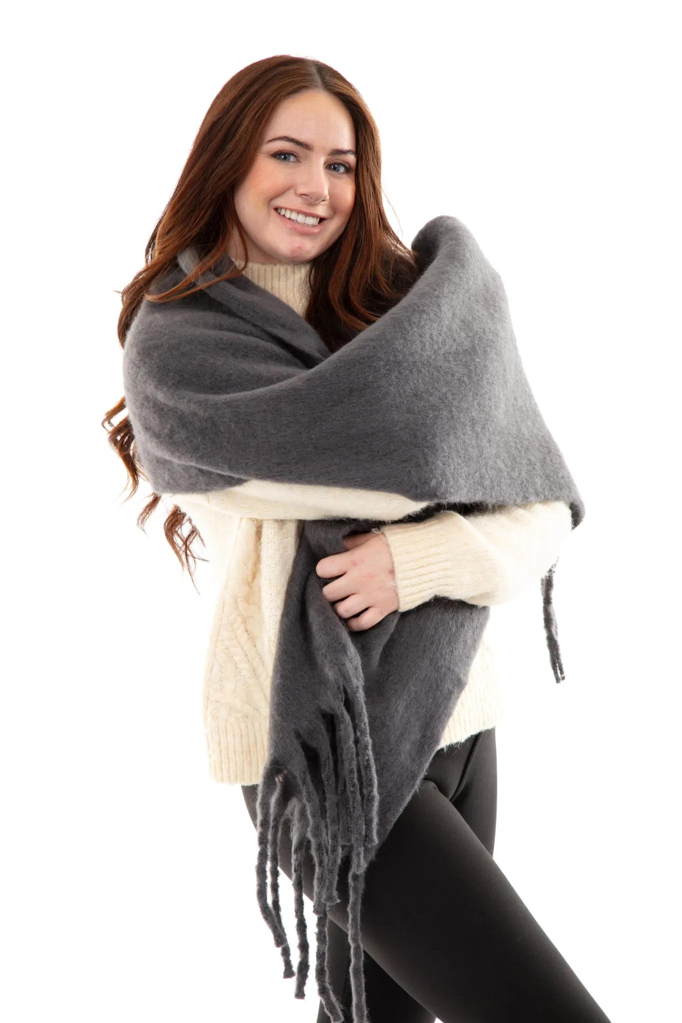 Latanya - Bouclé Scarf sold by Just Cozy product image thumbnail 4