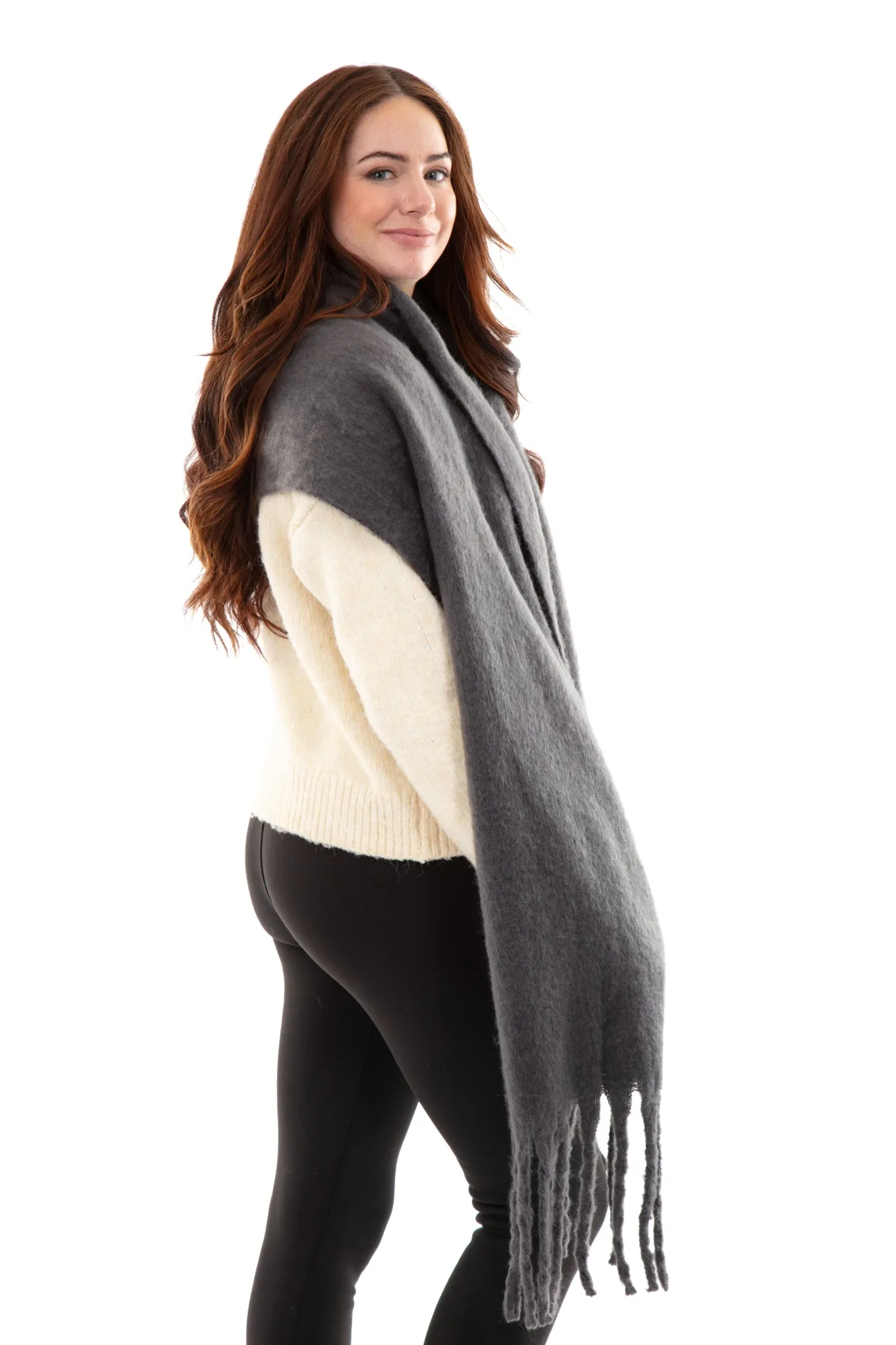 Latanya - Bouclé Scarf sold by Just Cozy product image thumbnail 3