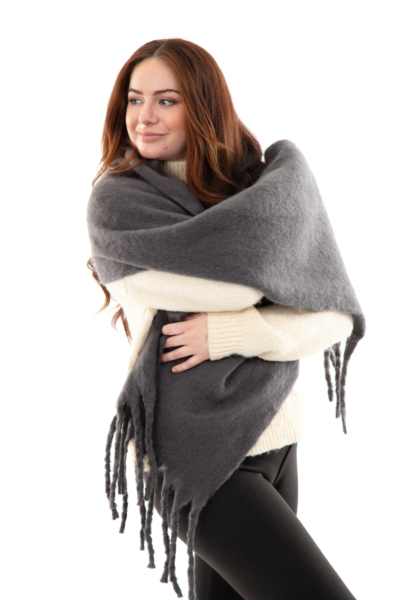 Latanya - Bouclé Scarf sold by Just Cozy product image thumbnail 2