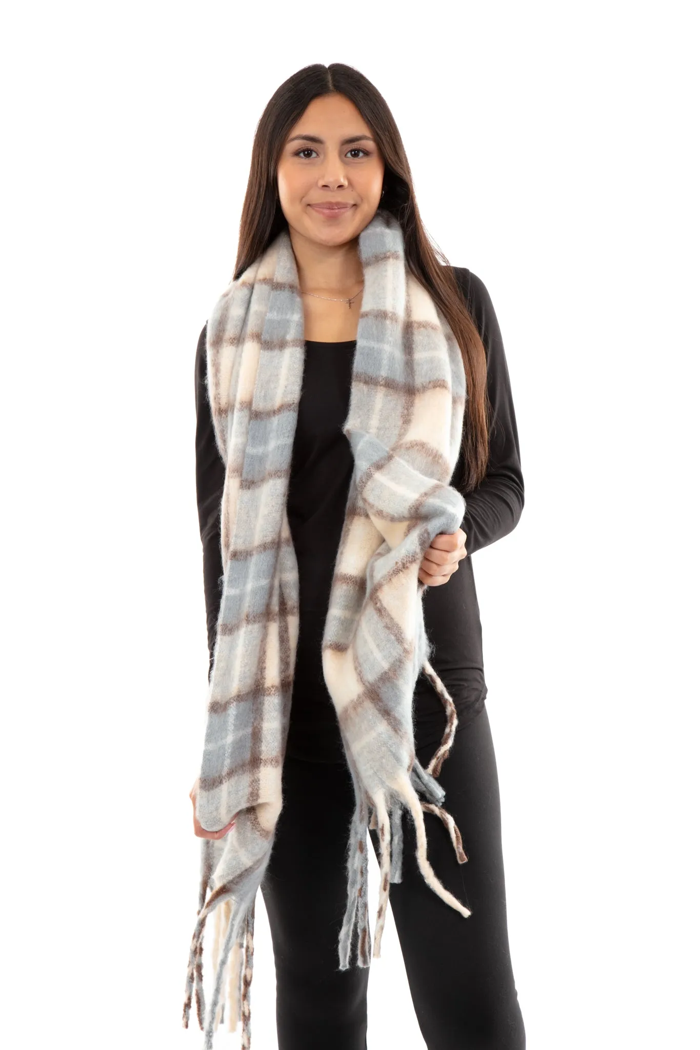 Naira - Bouclé Scarf sold by Just Cozy product image thumbnail 2