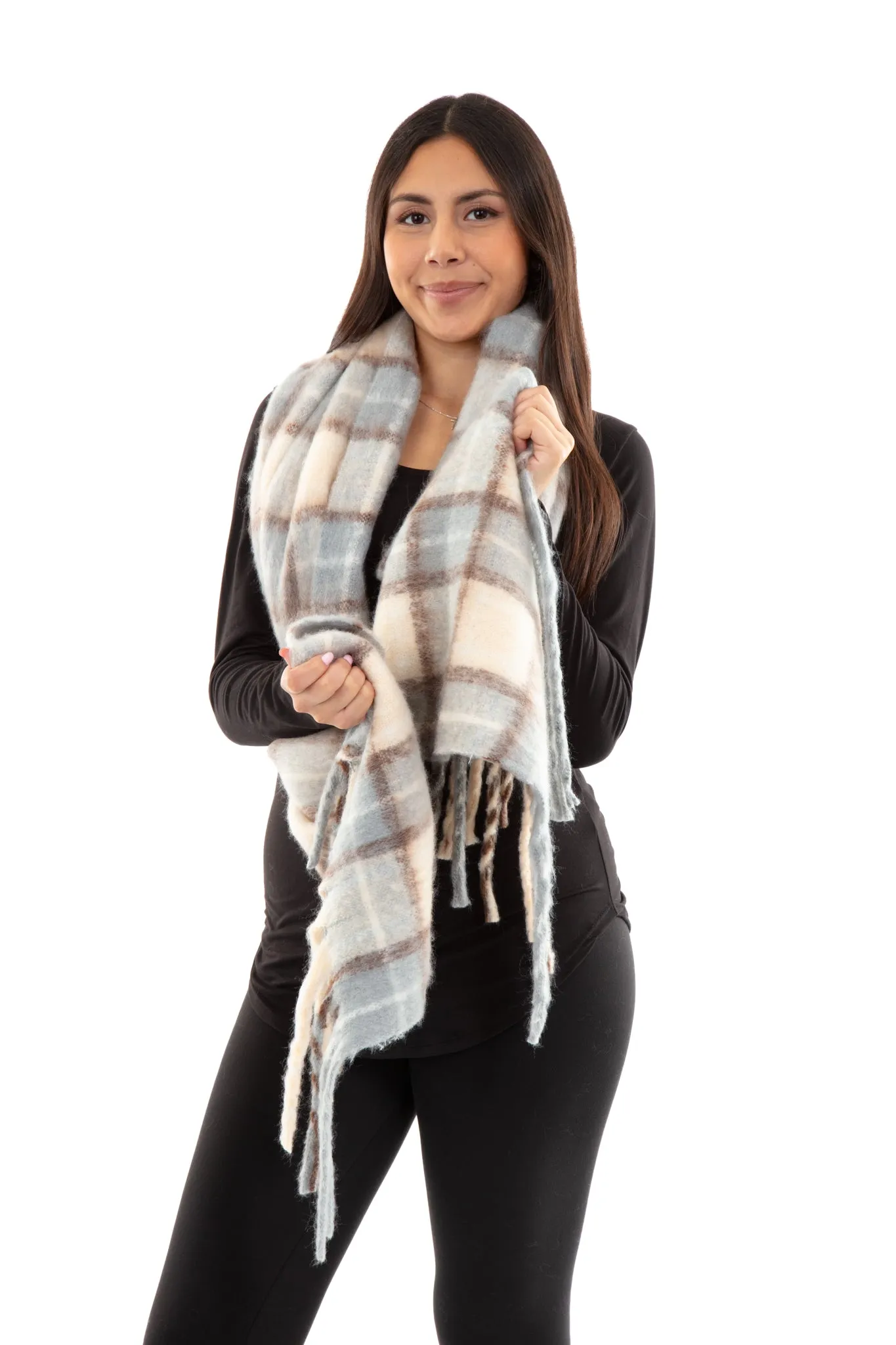 Naira - Bouclé Scarf sold by Just Cozy product image thumbnail 4