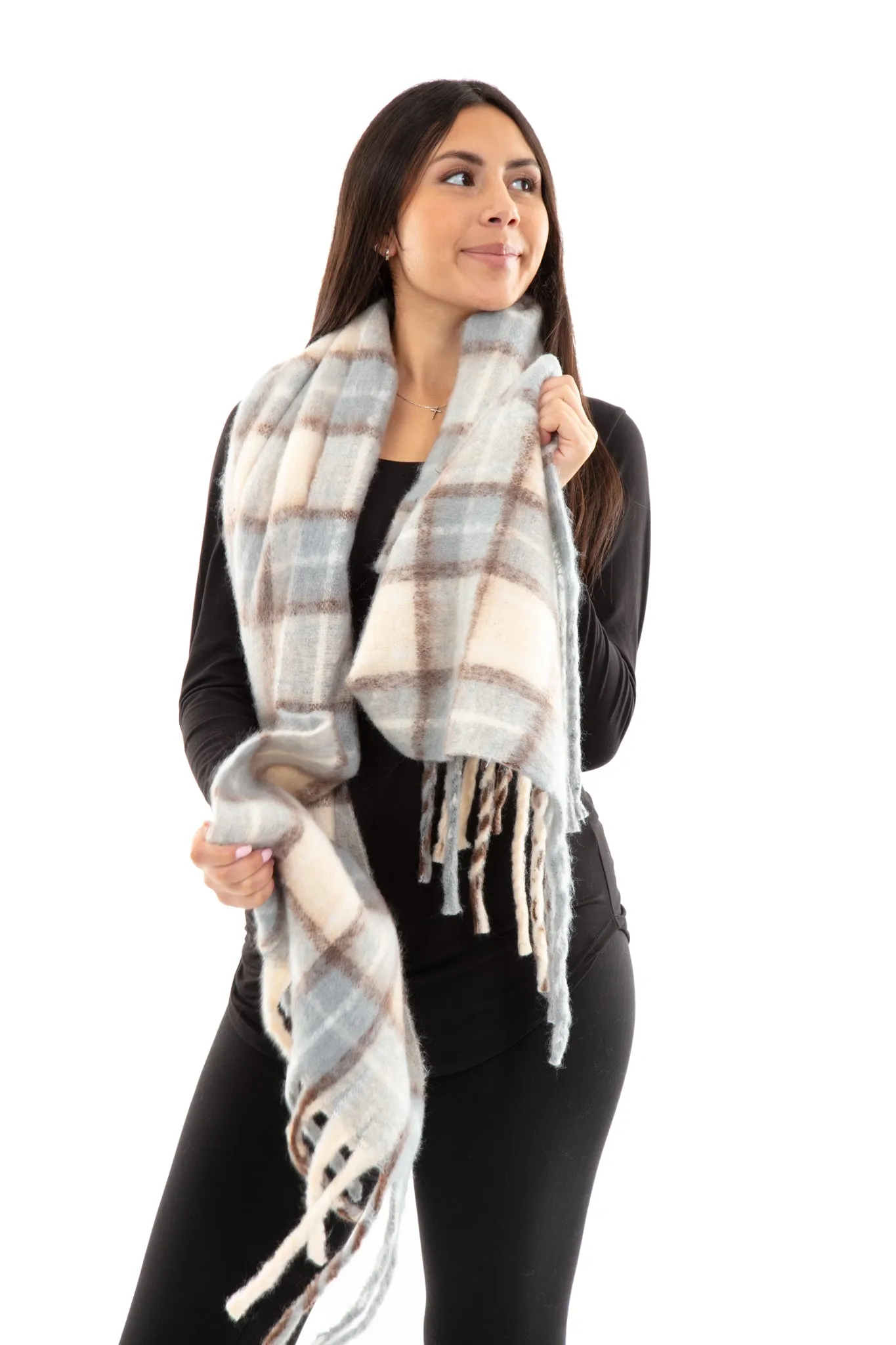 Naira - Bouclé Scarf sold by Just Cozy product image thumbnail 5