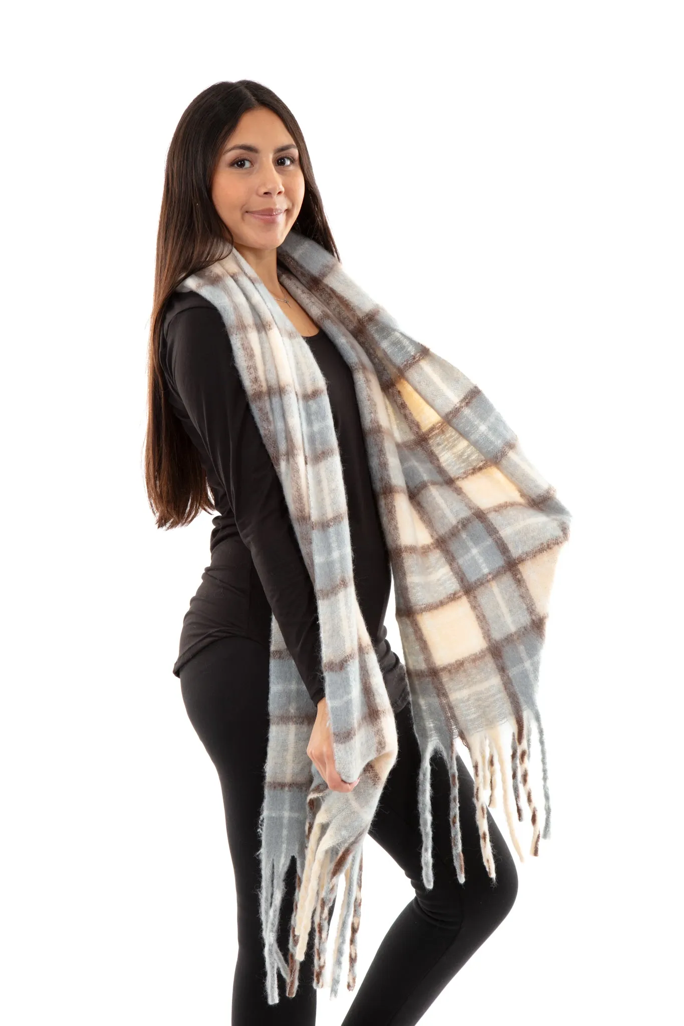 Naira - Bouclé Scarf sold by Just Cozy product image thumbnail 3