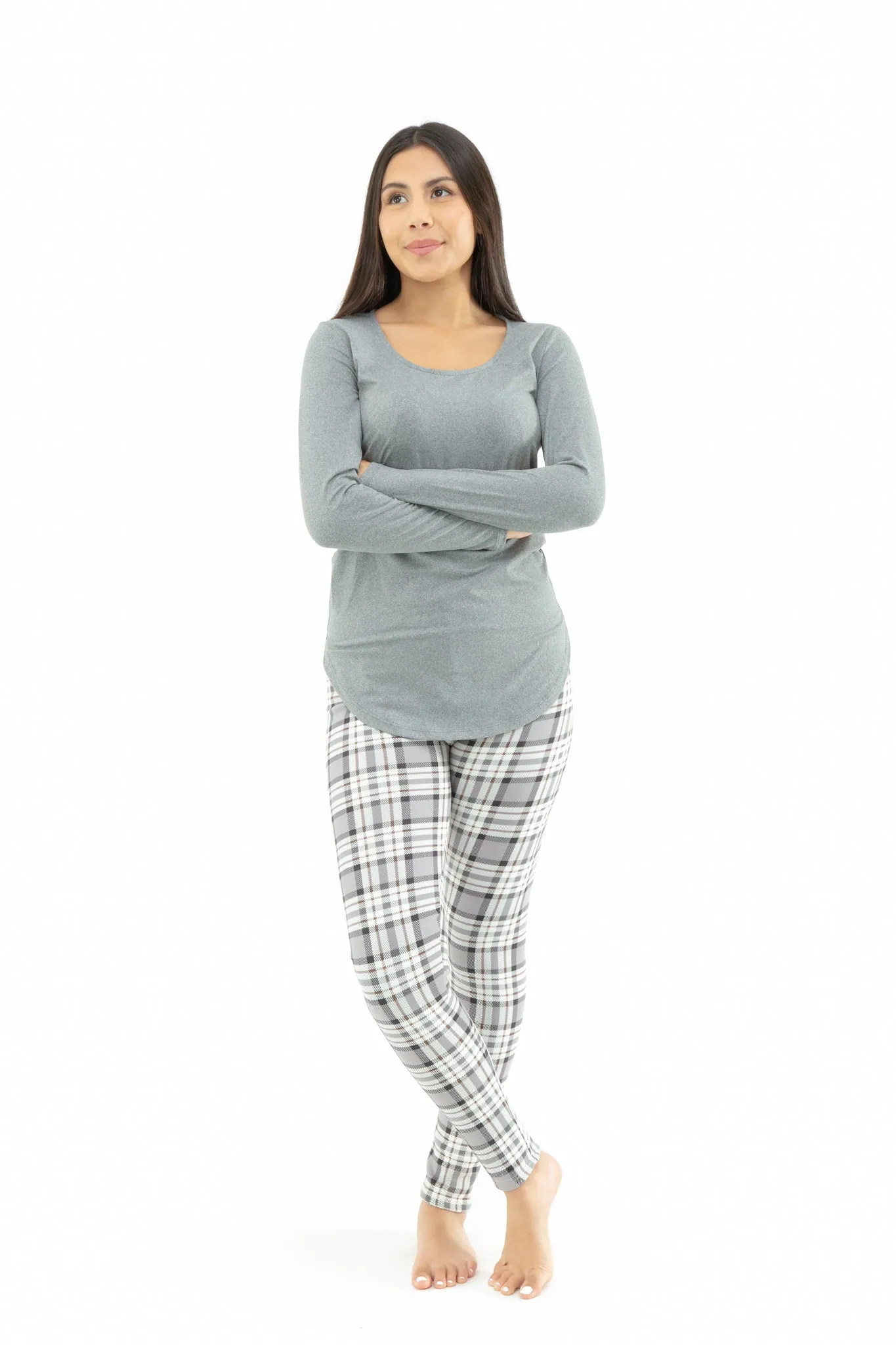 Scottish Grey - Cozy Lined Leggings sold by Just Cozy product image thumbnail 4