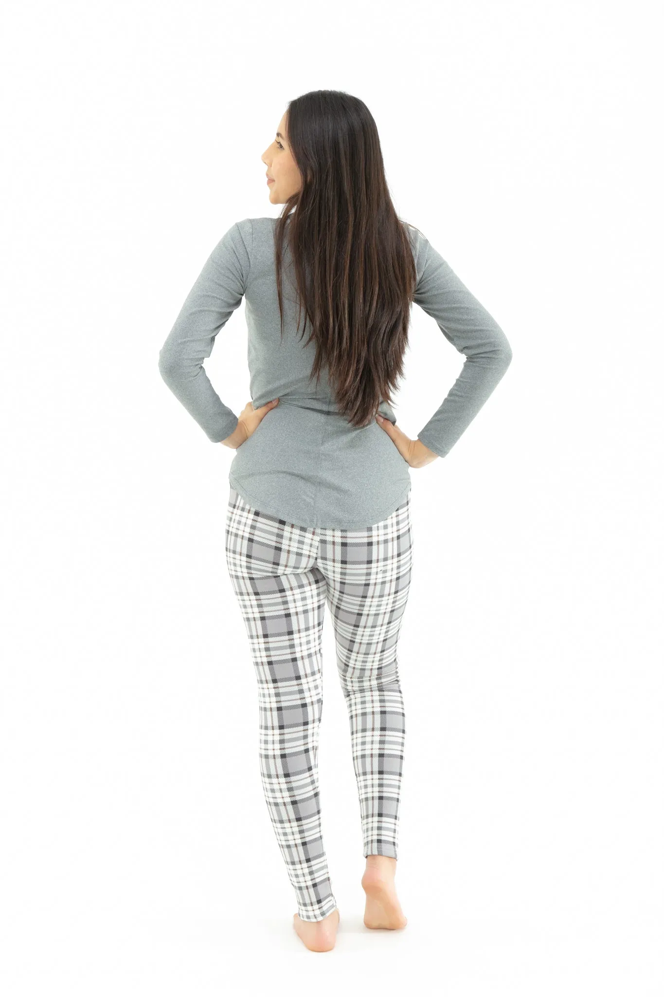 Scottish Grey - Cozy Lined Leggings sold by Just Cozy product image thumbnail 3