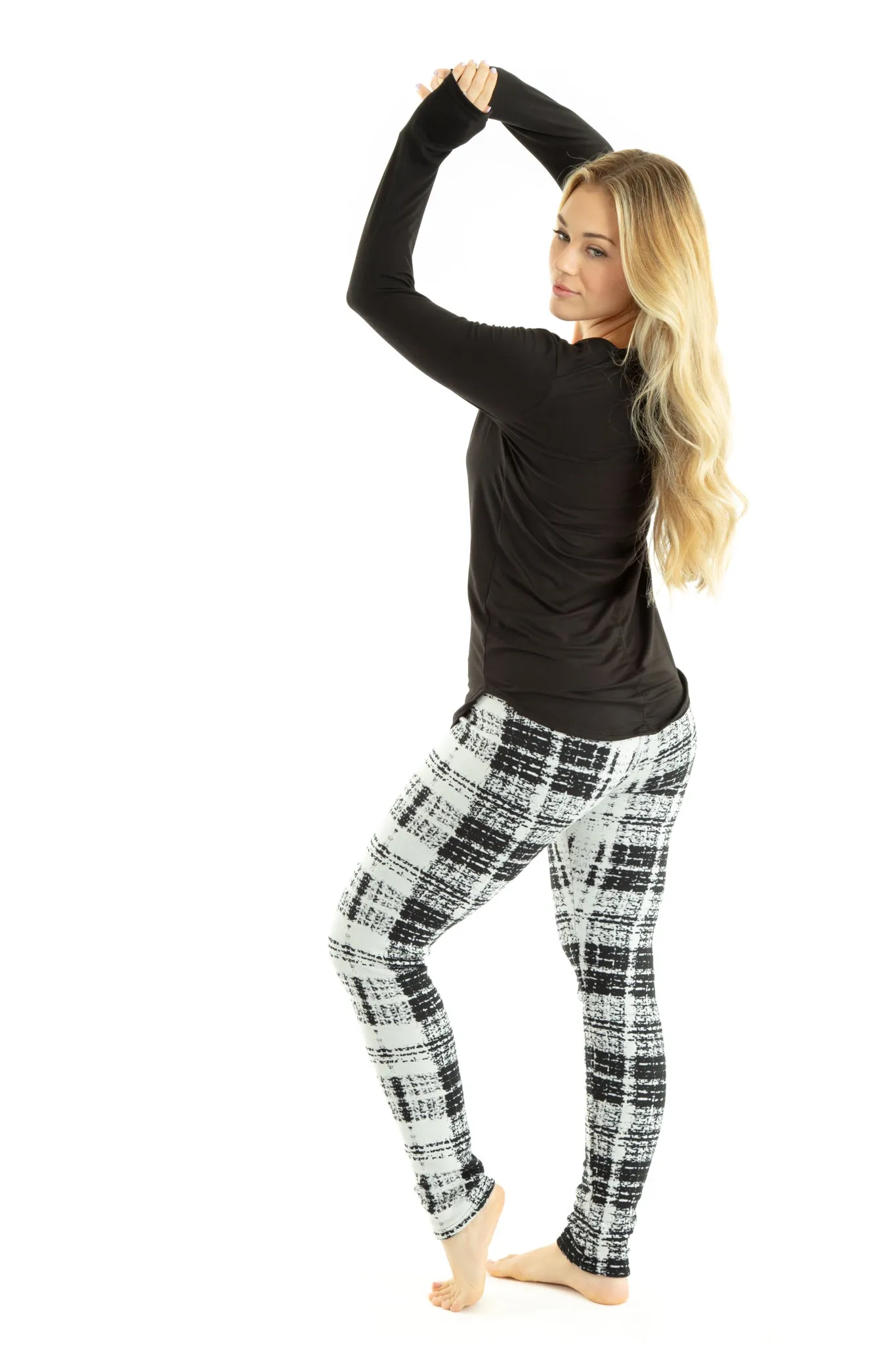 Plaid Print - Cozy Lined Leggings sold by Just Cozy product image thumbnail 4