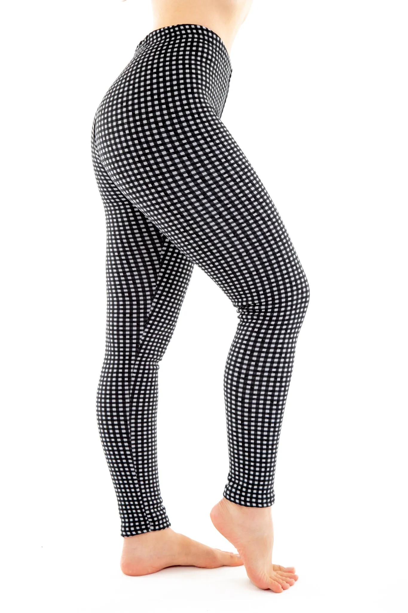 Tiny White Squares - Cozy Lined Leggings sold by Just Cozy