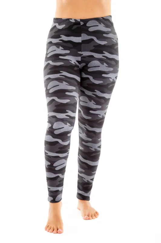 Black & Gray Camo - Cozy Lined sold by Just Cozy