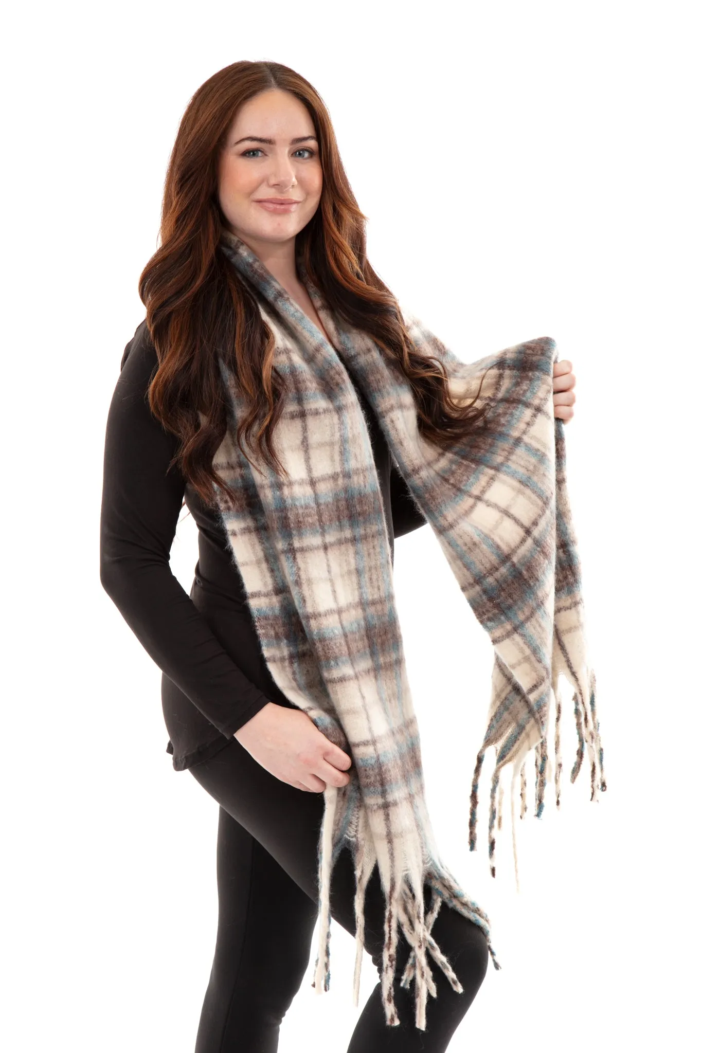 Louise - Bouclé Scarf sold by Just Cozy product image thumbnail 4
